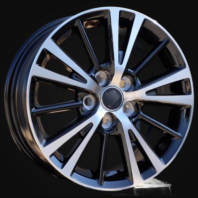 Wheel R15x6J  5X100  ET  39  54.1  L1051  (IN0099)  Black Polished (MB)  For TOYOT  (Z6+P2)