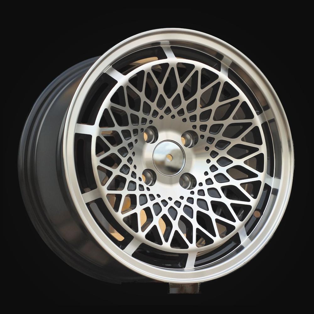 Wheel R15x8J  4X100  ET  25  73.1  LU519  Black Polished (MB)  For RACIN  (P1)