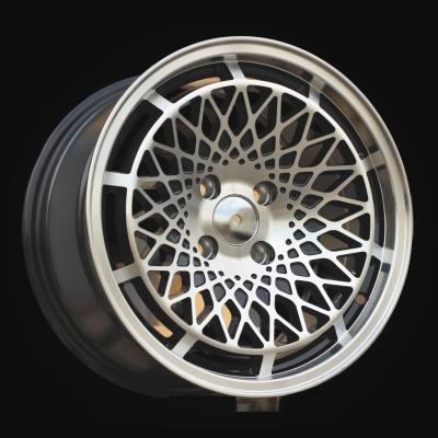 Wheel R15x8J  4X100  ET  25  73.1  LU519  Black Polished (MB)  For RACIN  (P1)