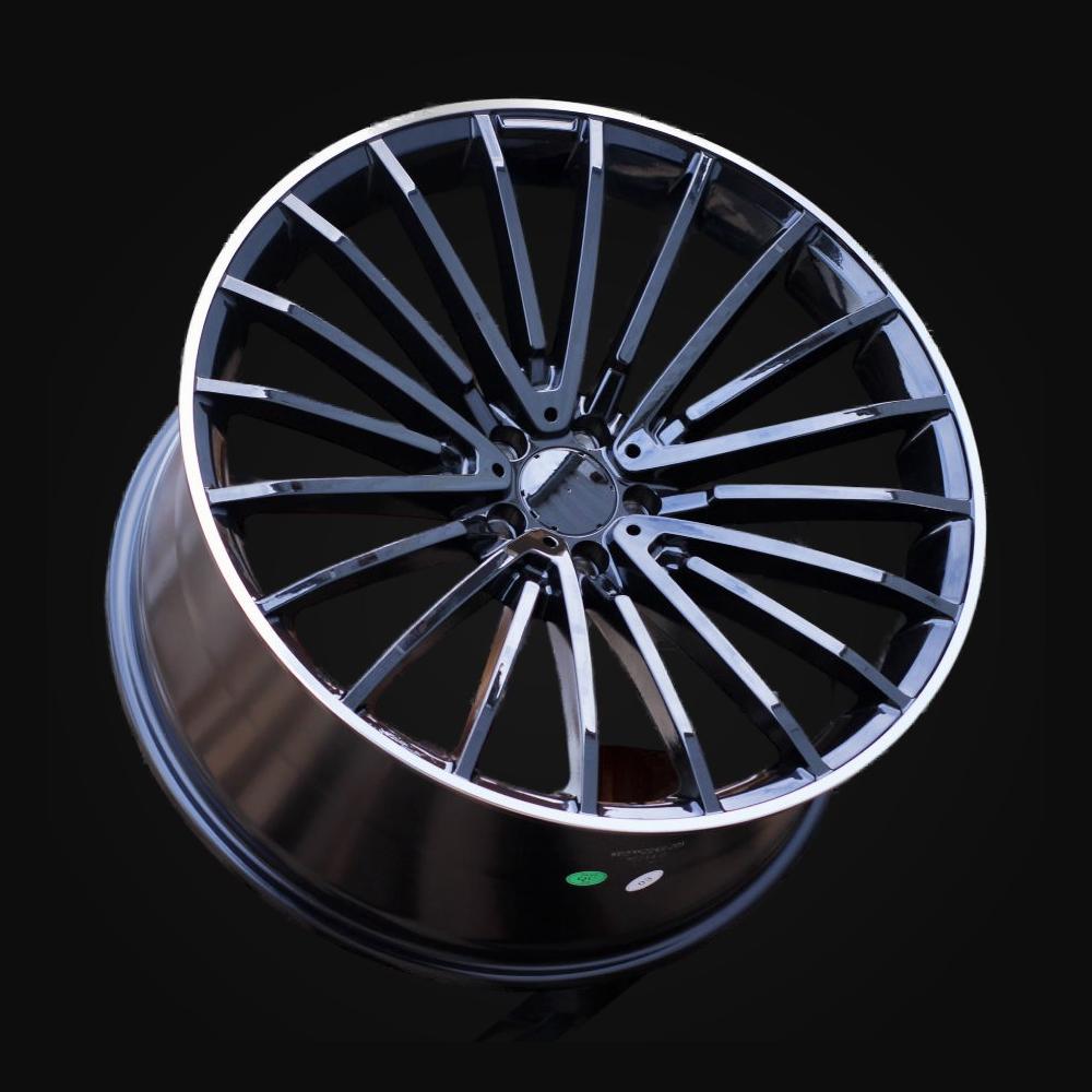 Wheel R19x8.5J  5X112  ET  40  66.6  MR532  (FBX122J)  Black+Polished Lip (BLPL)  For MER  (Z6)  (HYBRID FORGED Front+Rear)