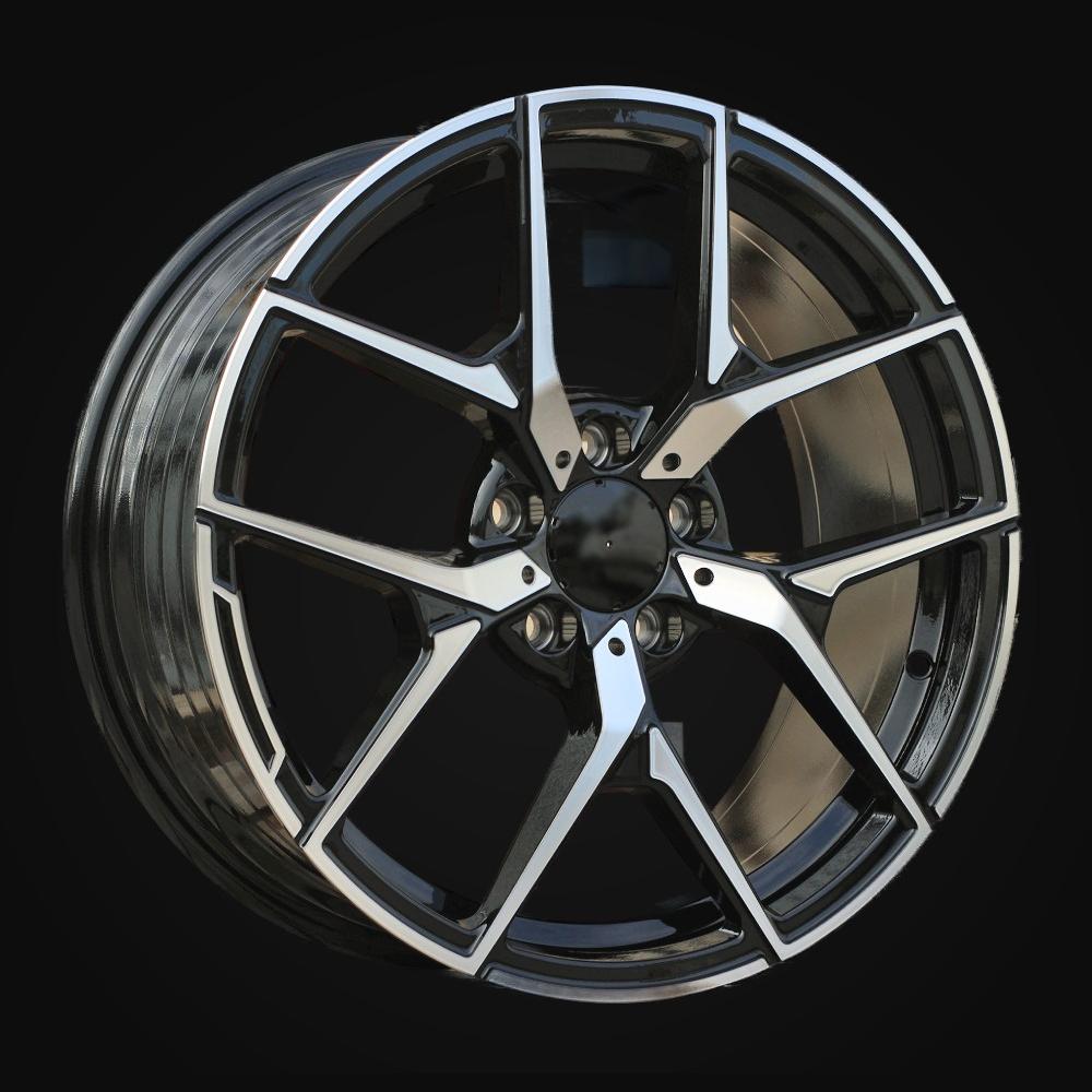 Wheel R18x8J  5X112  ET  43  66.6  XE137  (YF5726)  Black Polished (MB)  For MER  (Z3)  (HYBRID FORGED)