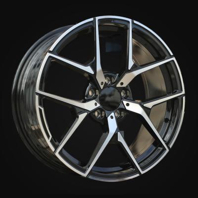 Wheel R18x8J  5X112  ET  43  66.6  XE137  (YF5726)  Black Polished (MB)  For MER  (Z3)  (HYBRID FORGED)