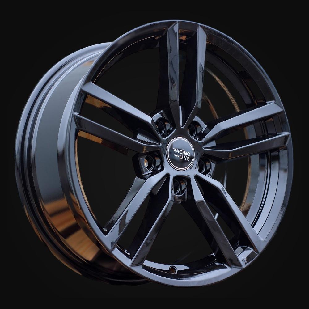 Wheel R17x7.5J  5X112  ET  30  66.6  Y0136  Black (BL)  For RACIN  (R)