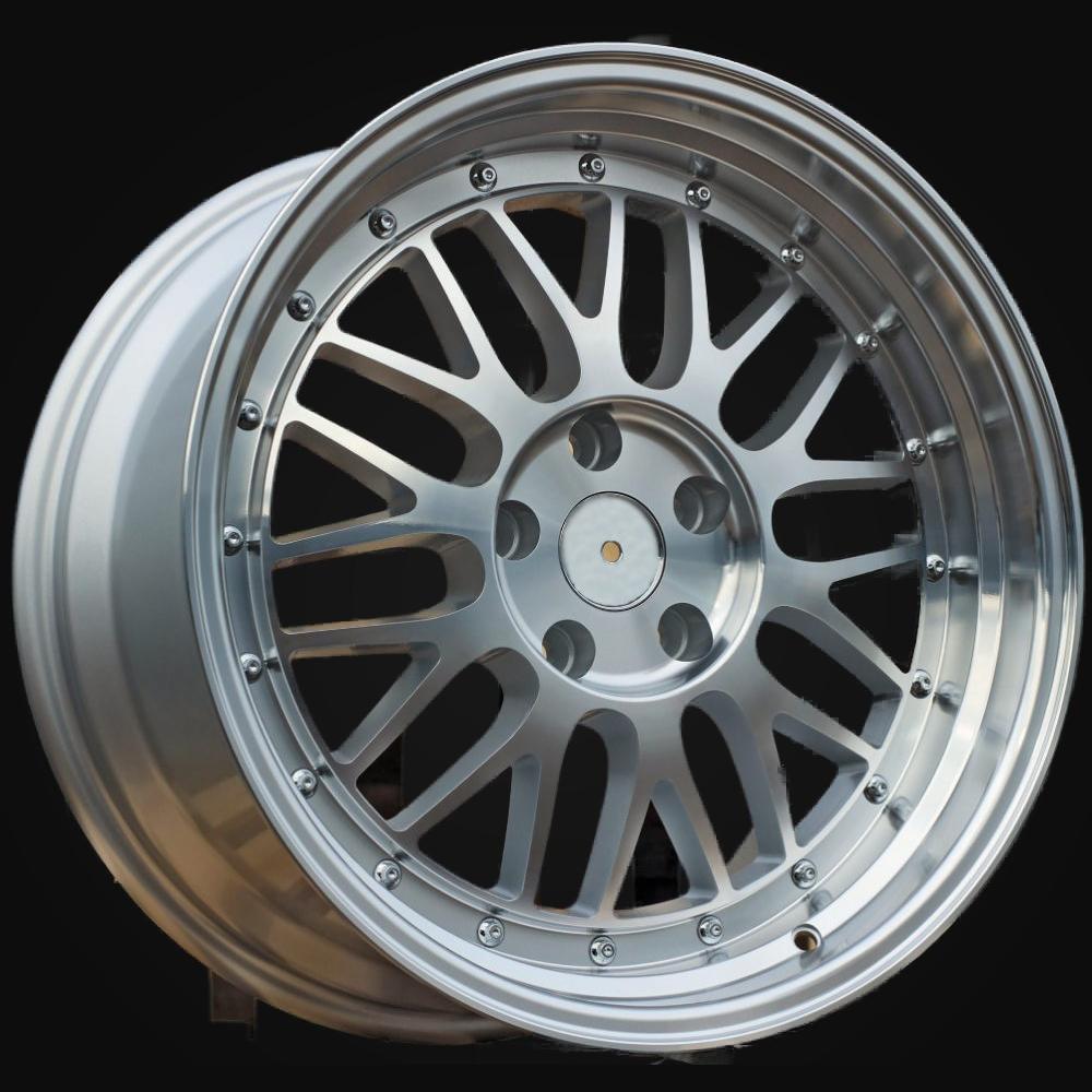 Wheel R17x8.5J  5X120  ET  15  72.6  A1025  Machined Silver (MS)  For RACIN  (P)  (BBS Style)