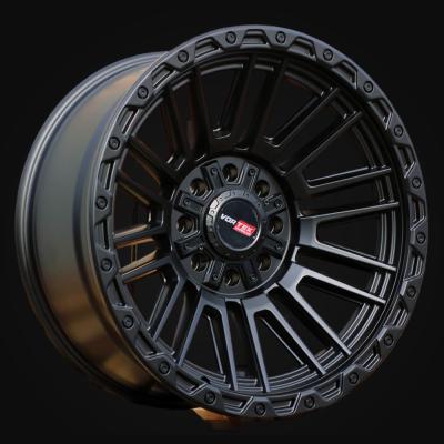 Wheel R22x10J  8X165/170  ET  M18  125.1  A1892  Black Matt (BM)  For 4X4  (P)