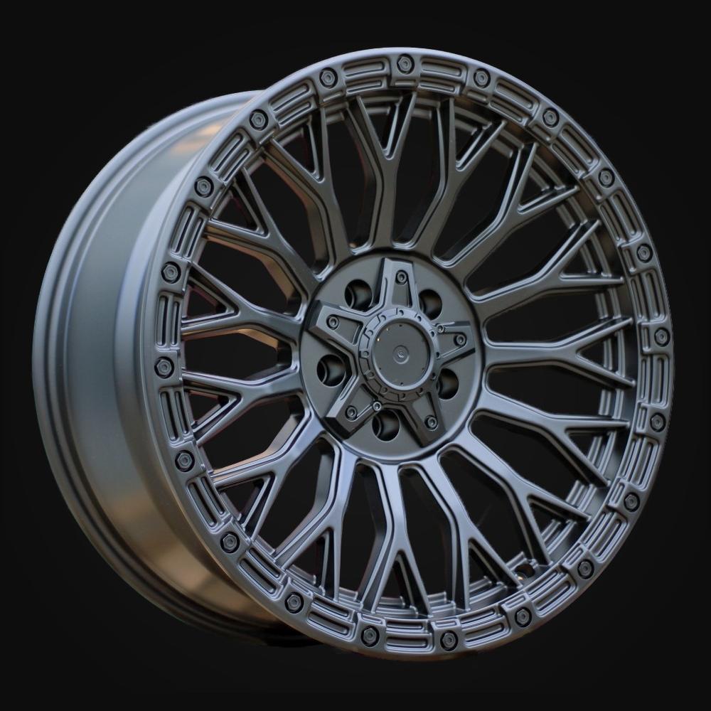 Wheel R20x9J  6X139.7  ET  18  110.5  A1894  Black Half Matt (BLHM)  For 4X4  (P)
