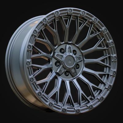 Wheel R20x9J  6X139.7  ET  18  110.5  A1894  Black Half Matt (BLHM)  For 4X4  (P)