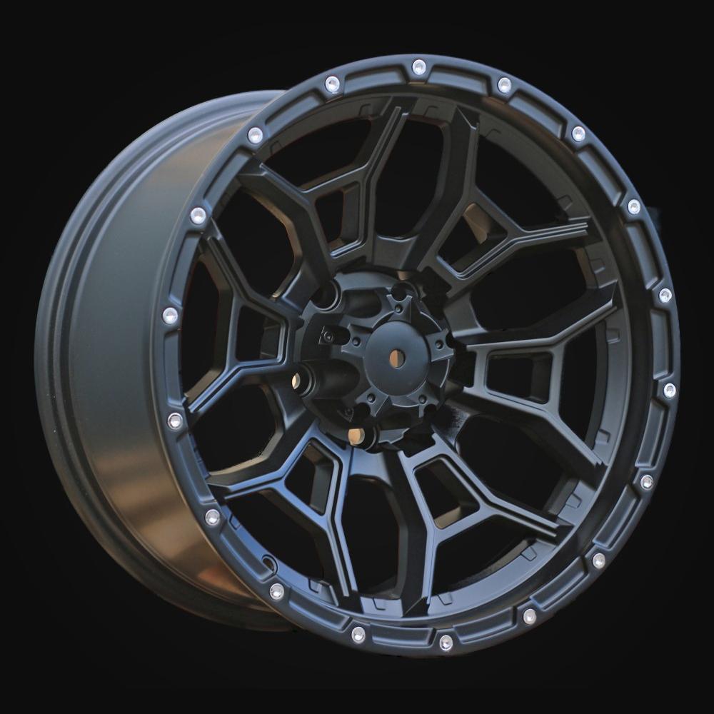Wheel R15x8J  6X139.7  ET  M10  110.1  A1915  Black Half Matt (BLHM)  For 4X4  (P)