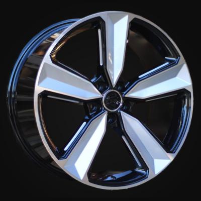 Wheel R21x9J  5X112  ET  31  66.5  A5470  Black Polished (MB)  For AUD  (K4+P)  (MILLING)