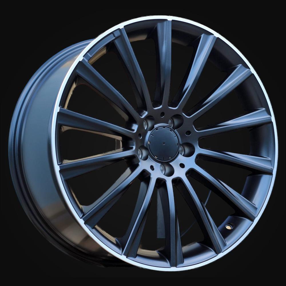 Wheel R20x9.5J  5X112  ET  43  66.6  B1048  Black Half Matt+Polished Lip (BLHMPL)  For MER  (P)  ((AKC 120 Eur))