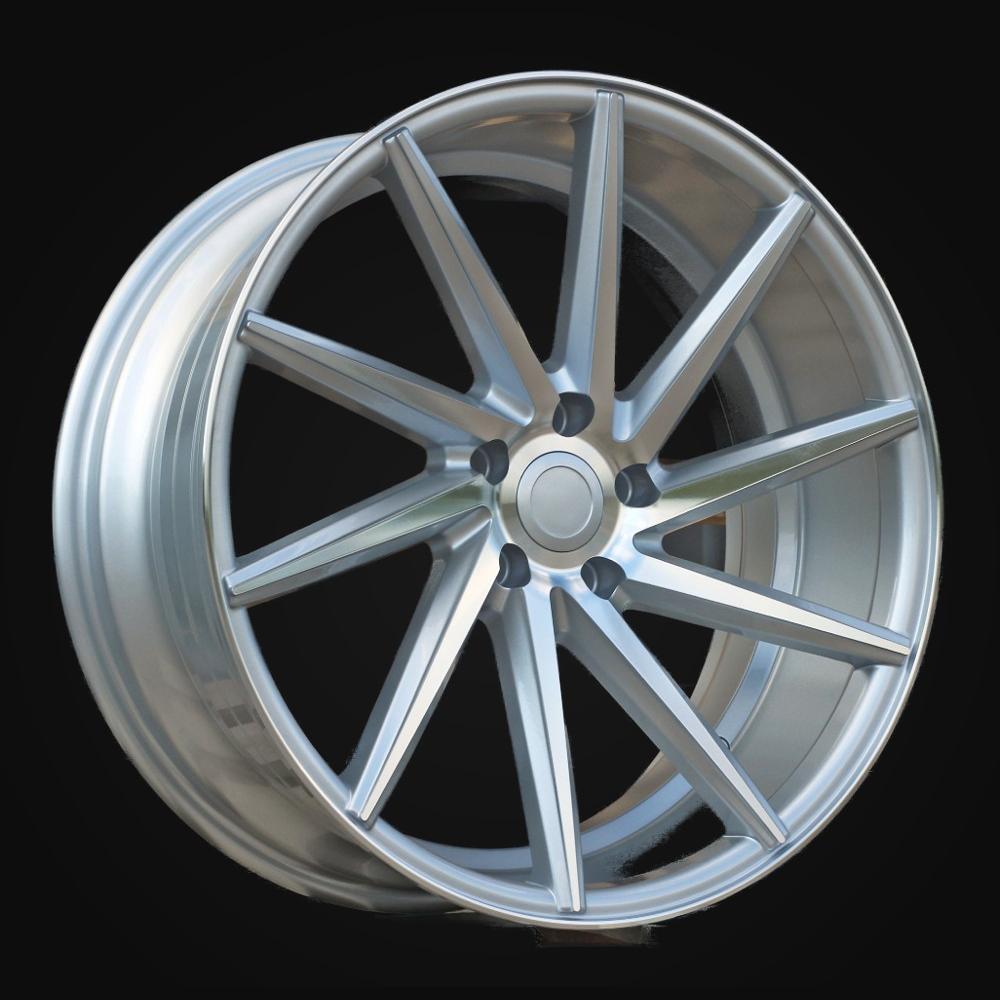 Wheel R18x8J  5X110  ET  33  65.1  B1059  Machined Silver (MS)  For RACIN  (P1)  (Right side)