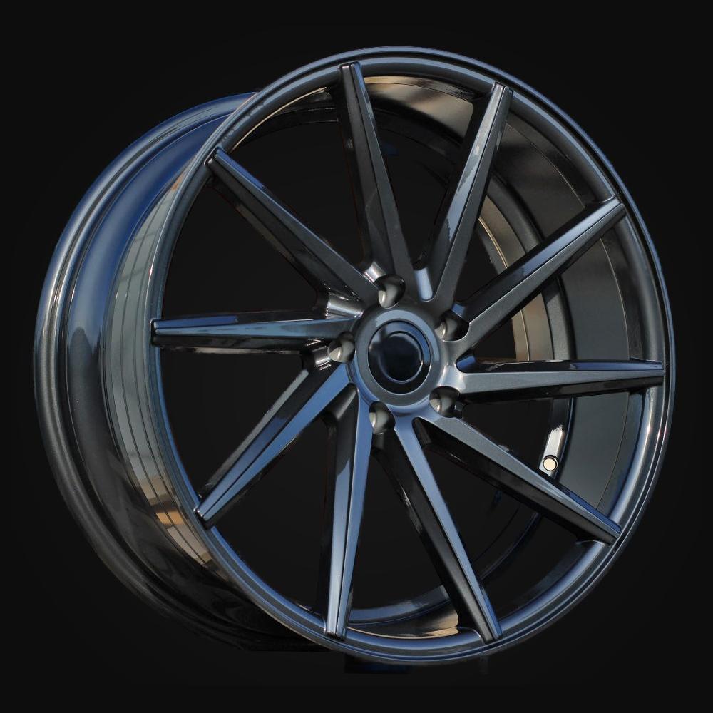 Wheel R20x8.5J  5X112  ET  30  66.5  B1059  Black (BL)  For RACIN  (Z7)  (RIGHT SIDE (Style Vossen))