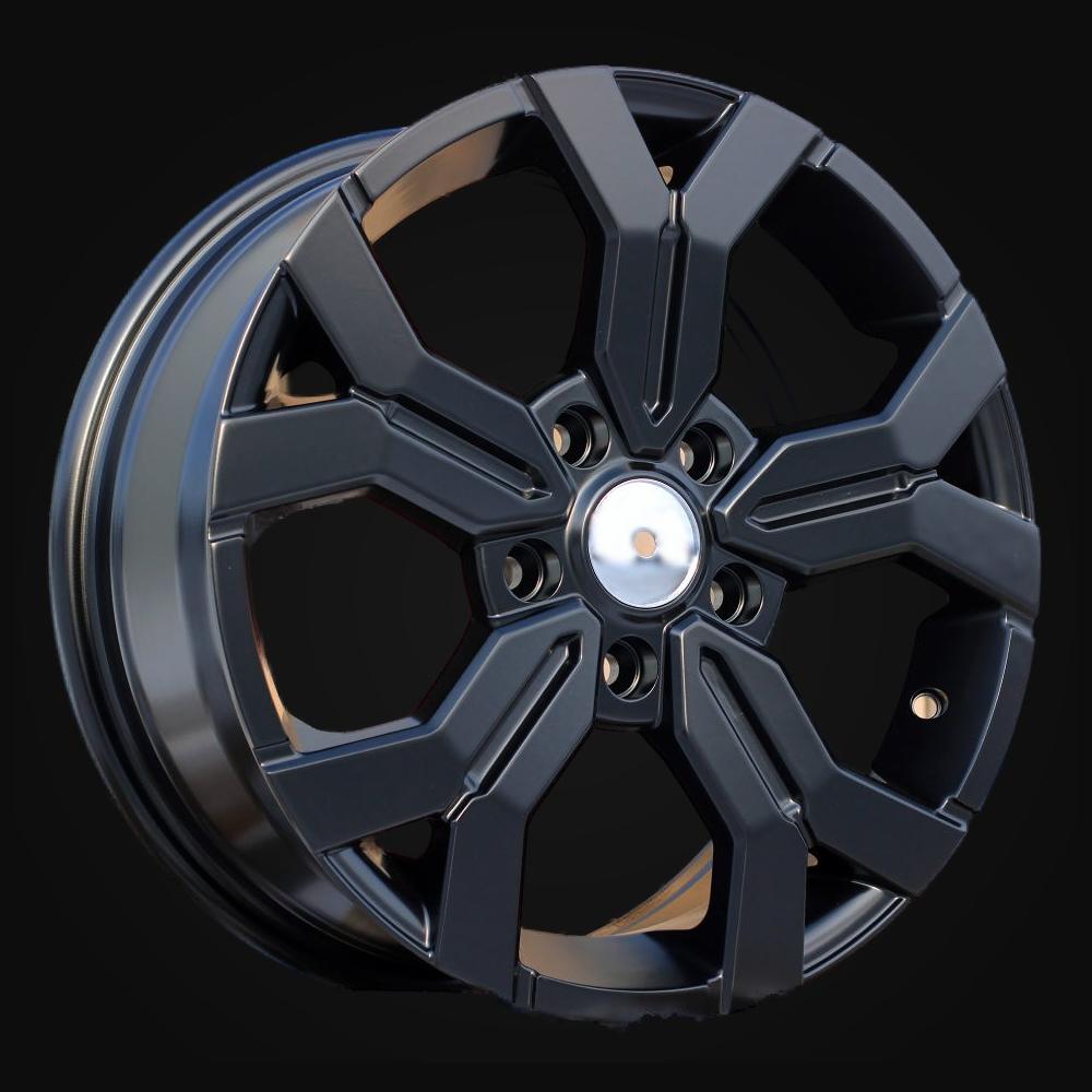 Wheel R17x6.5J  5X114.3  ET  50  66.1  B1110  Black Half Matt (BLHM)  For DACIA  (L3)