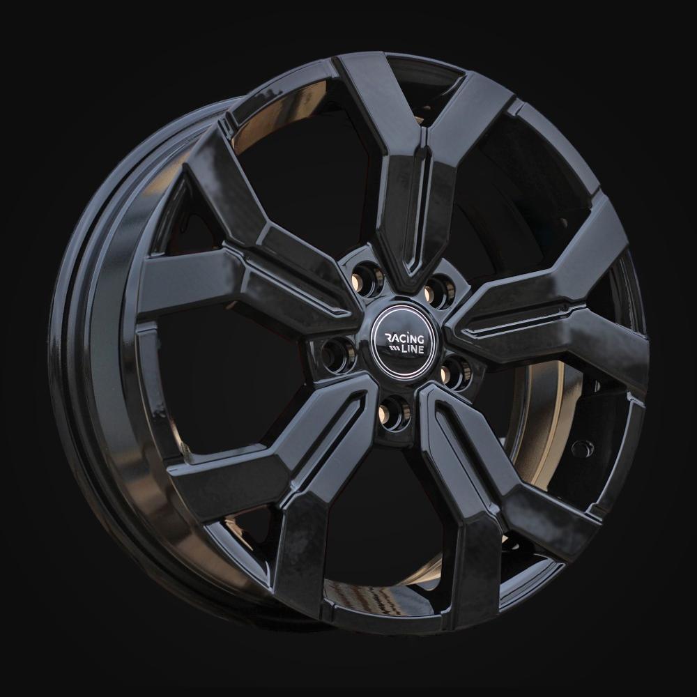 Wheel R17x6.5J  5X114.3  ET  50  66.1  B1110  Black (BL)  For DACIA  (L4+P)