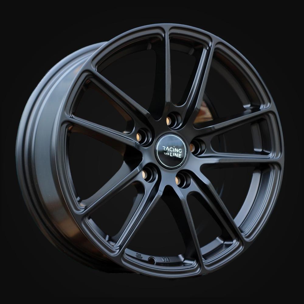 Wheel R16x7J  5X112  ET  42  66.6  B1155  Black Half Matt (BLHM)  For RACIN  (P+R)  ((AKC 65 Eur))