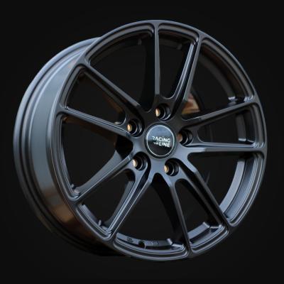 Wheel R16x7J  5X112  ET  42  66.6  B1155  Black Half Matt (BLHM)  For RACIN  (P+R)  ((AKC 65 Eur))