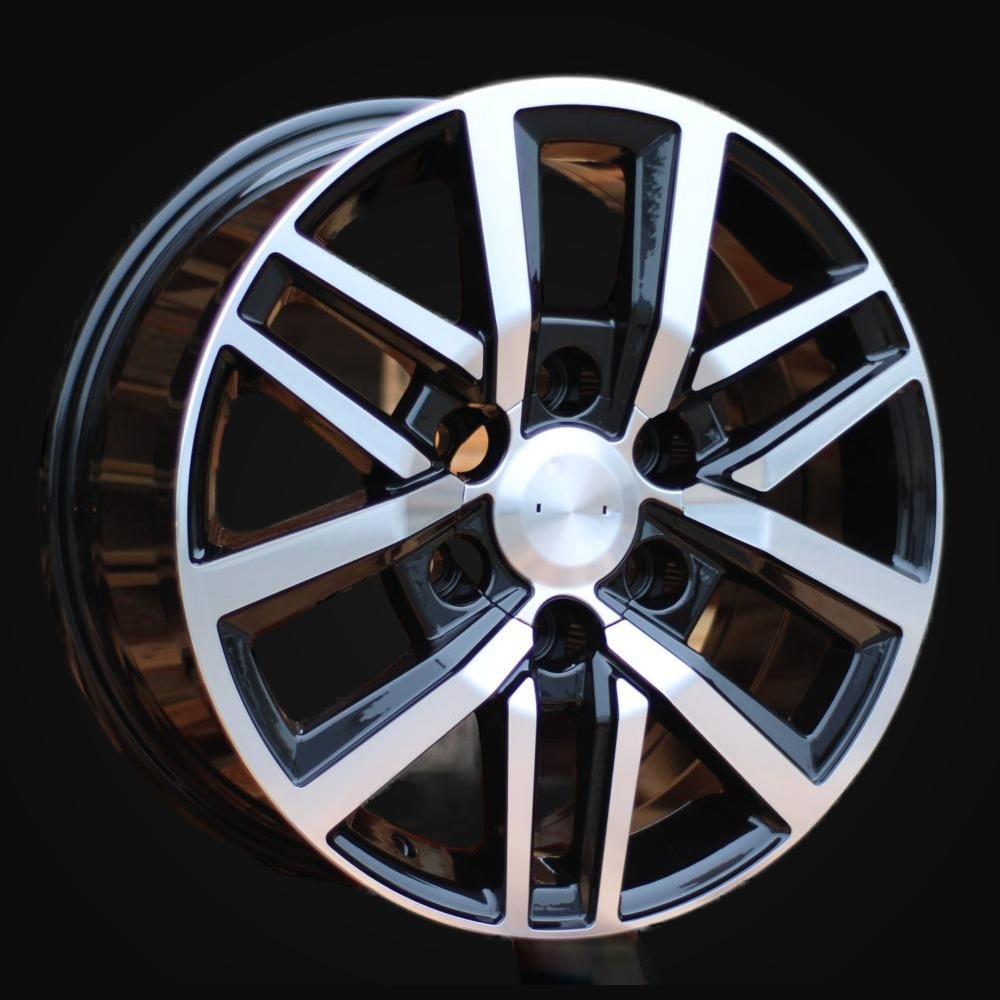 Wheel R18x7.5J  6X139.7  ET  30  106.1  B1155  Black Polished (MB)  For TOYOT  (K3)  (4x4J)