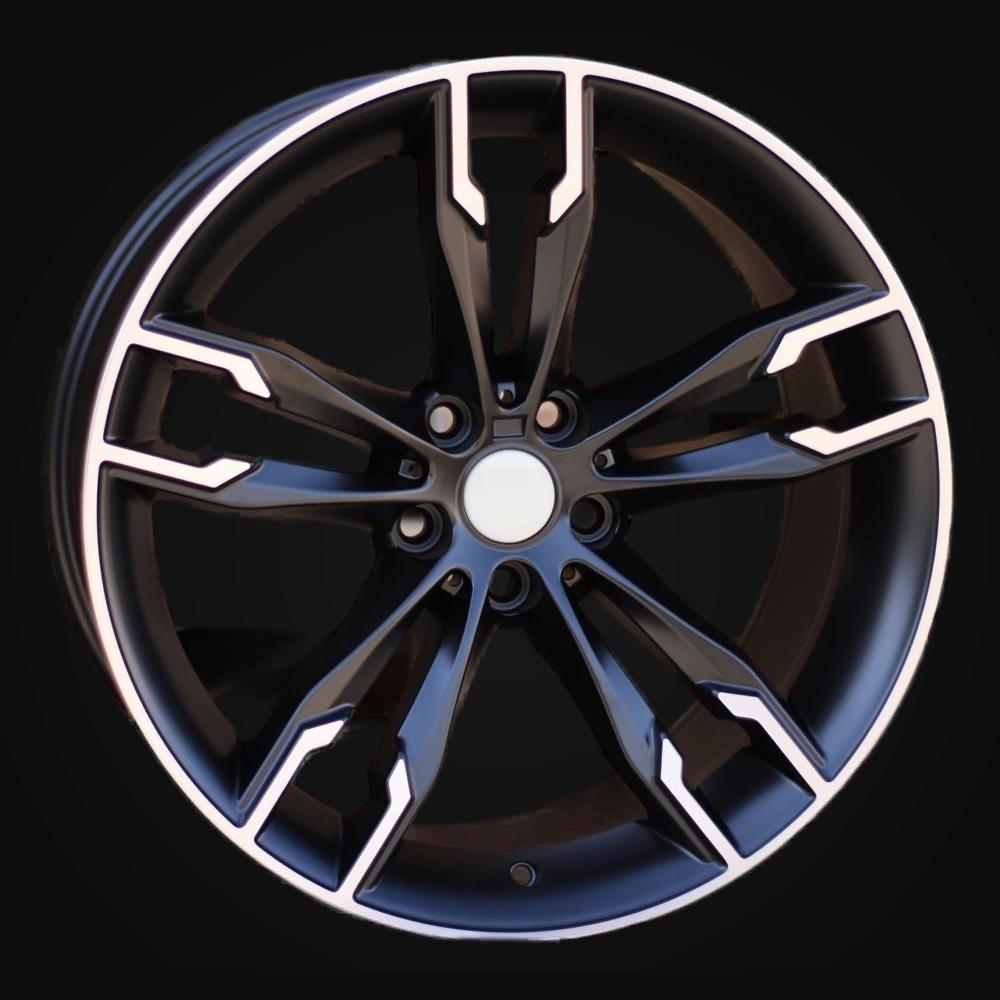 Wheel R18x9J  5X120  ET  38  72.6  B1257  Black Polished Half Matt (MBHM)  For BMW  (P1)  ((AKC 75 Eur))