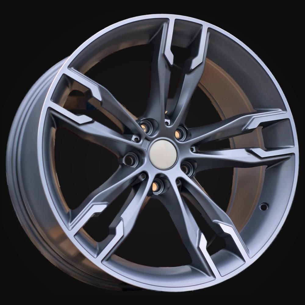 Wheel R19x8.5J  5X120  ET  33  72.6  B1257  Grey Polished Half Matt (MGHM)  For BMW  (P2)