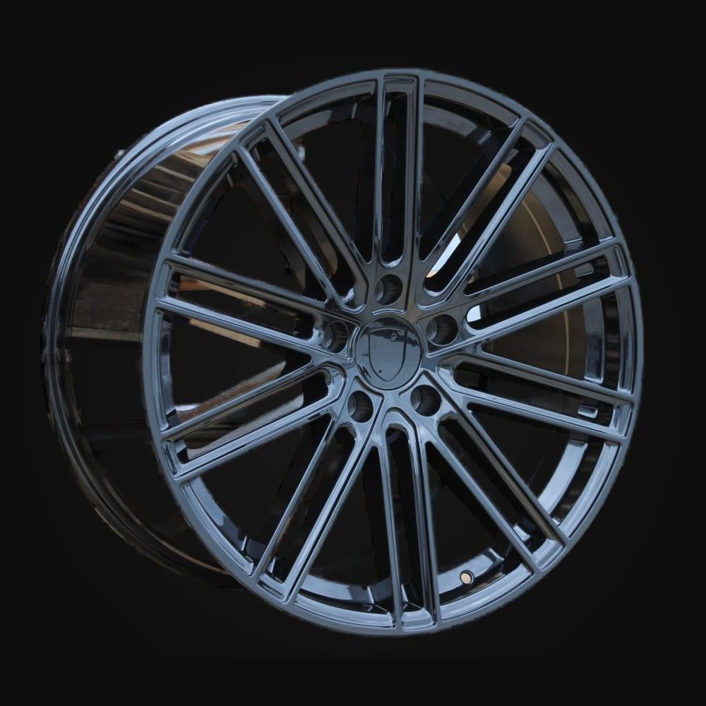 Wheel R21x11.5J  5X130  ET  69  71.6  B1271  (H3085F)  Black (BL)  For PORCH  (K7+Z3)  (HYBRID FORGED Rear+Front)