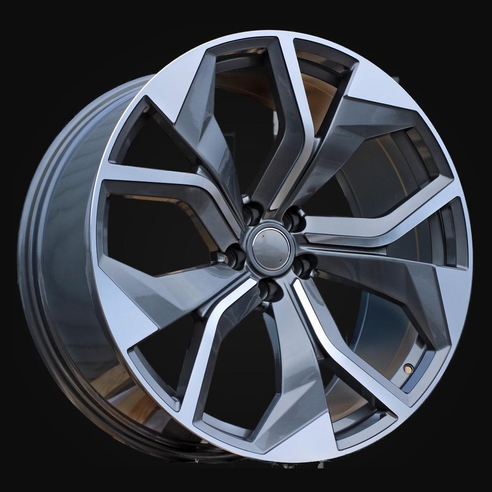 Wheel R21x9.5J  5X112  ET  31  66.5  B1637  (BK5758)  Grey Polished (MG)  For AUD  (P)