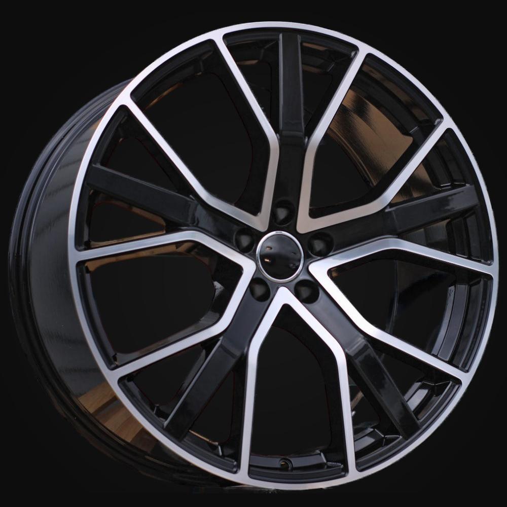Wheel R22x9.5J  5X112  ET  31  66.5  B5131  Black Polished (MB)  For AUD