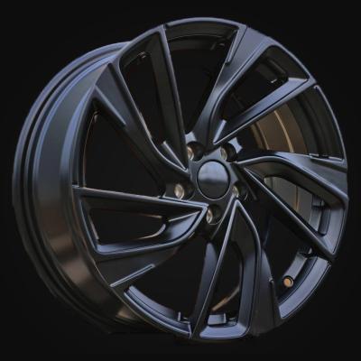 Wheel R19x7.5J  5X112  ET  45  57.1  B5772  (FBX260J)  Gloss Black (GB)  For VW  (P1)  (HYBRID FORGED)