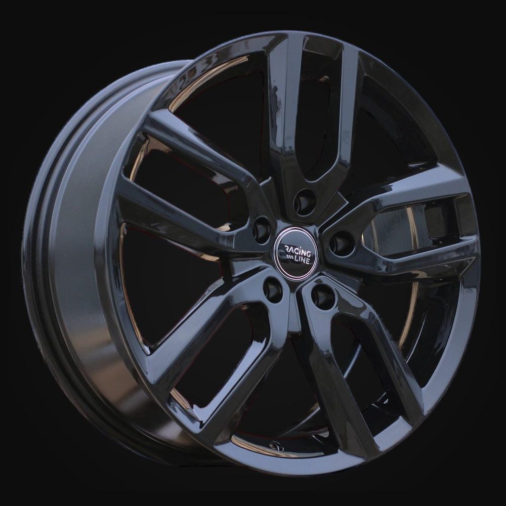 Wheel R18x7.5J  5X114.3  ET  45  67.1  B5883  Black (BL)  For RACIN  (K4)