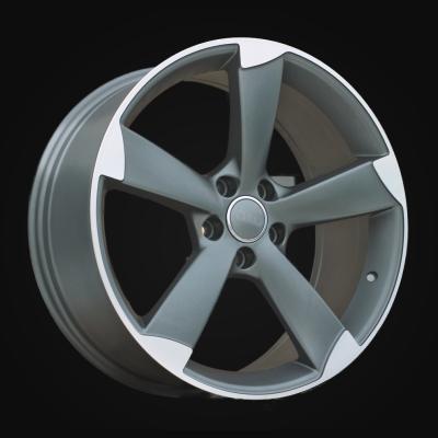 Wheel R17x7.5J  5X100  ET  35  57.1  BK217  (XF558)  Grey Polished Half Matt (MGHM)  For AUD  (R+P1+K4)