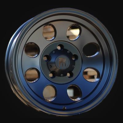 Wheel R16x10J  5X127  ET  M48  87.1  BY997  Black Half Matt (BLHM)  For 4X4  (P)
