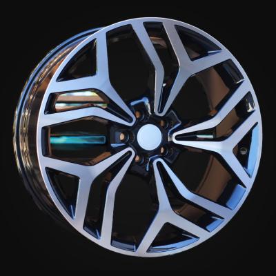 Wheel R20x8J  5X108  ET  40  63.3  D1419  (B5816)  Black Polished (MB)  For LAND  (P2+K4)