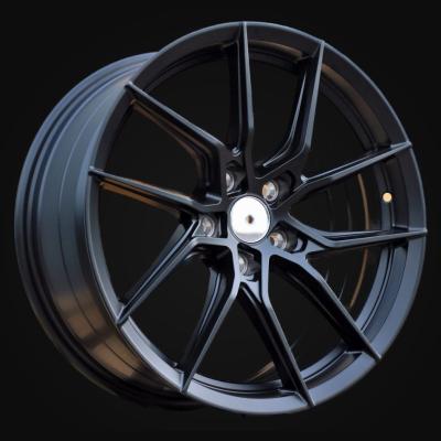Wheel R18x8J  5X112  ET  42  66.5  D2044  Black Half Matt (BLHM)  For RACIN  (K3)  (Color: U4B)