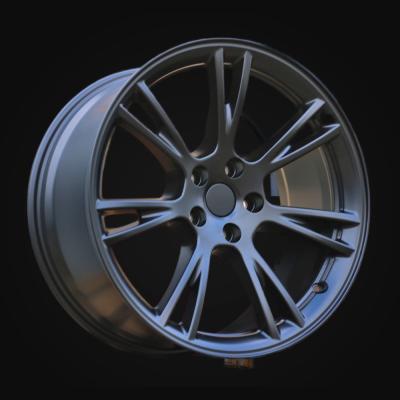 Wheel R19x9.5J  5X114.3  ET  45  64.1  D2049  Black Half Matt (BLHM)  For TESLA  (Z3)  (Model Y)