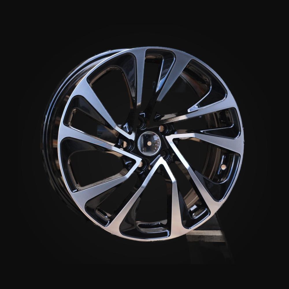 Wheel R17x7J  4X108  ET  25  65.1  E1011  (FR387)  Black Polished (MB)  For CITRO  (R)