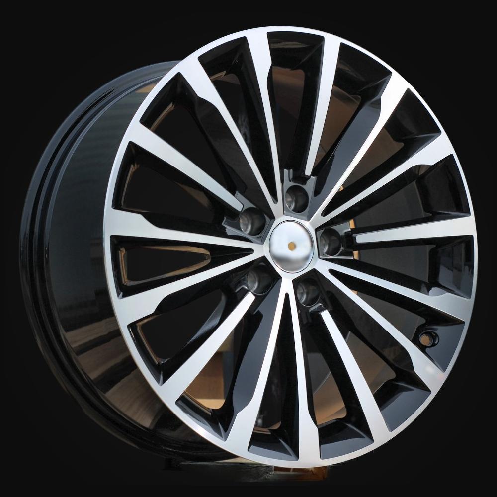 Wheel R18x8J  5X112  ET  44  57.1  F1526  (YF0458)  Black Polished (MB)  For SKODA  (K7)  (HYBRID FORGED)