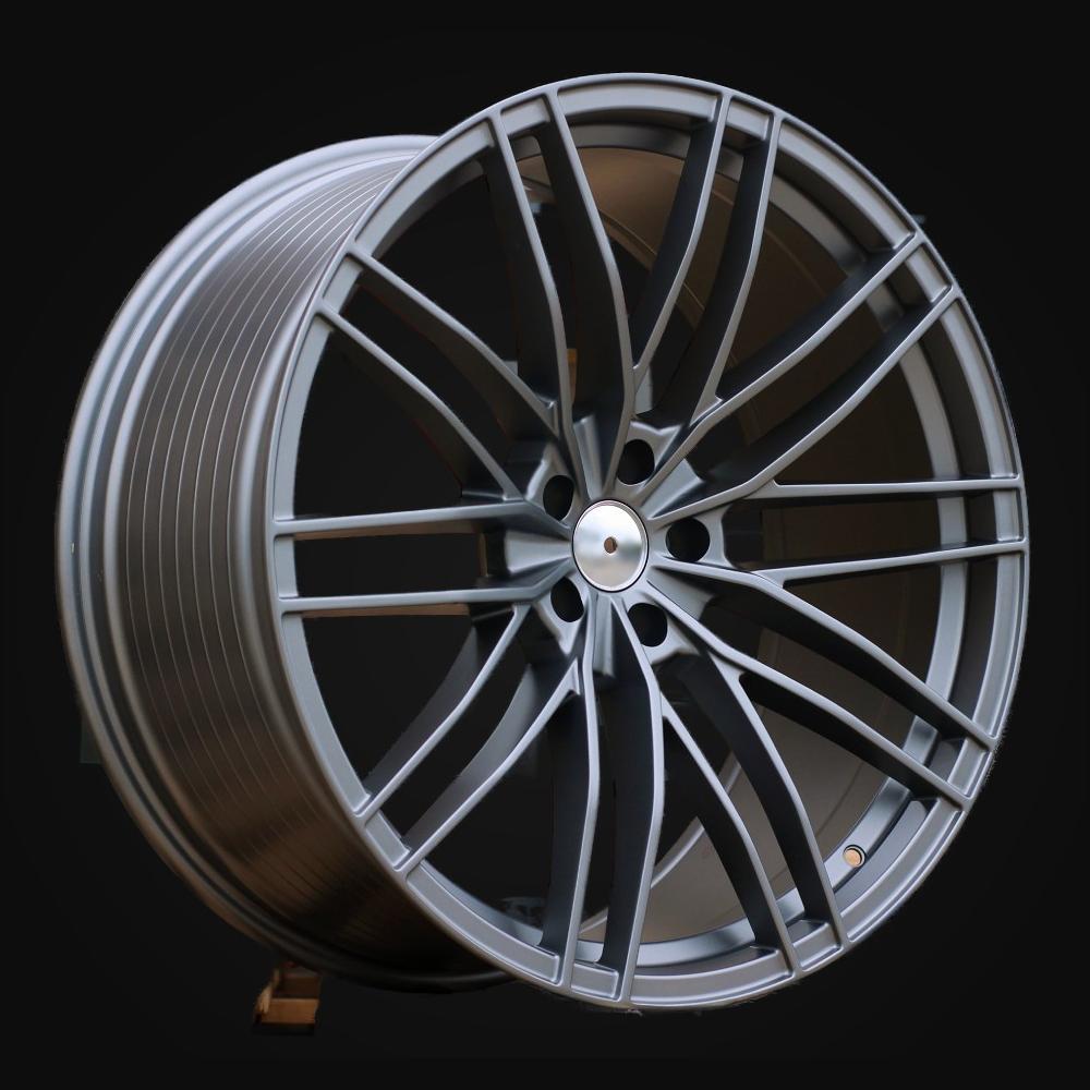 Wheel R22x10J  5X112  ET  21  66.6  F1995  (BYF1995)  Gun Metal Half Matt (GMHM)  For AUD  (Z4+Z2)  (ABT Style HYBRID FORGED)