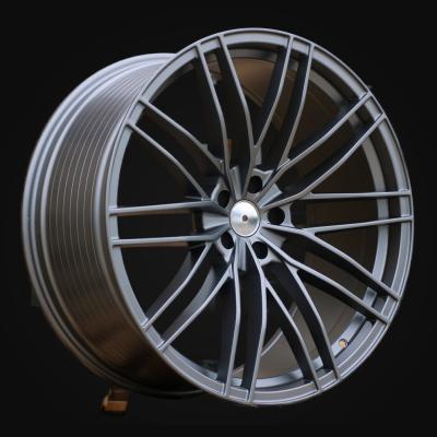 Wheel R22x10J  5X112  ET  21  66.6  F1995  (BYF1995)  Gun Metal Half Matt (GMHM)  For AUD  (Z4+Z2)  (ABT Style HYBRID FORGED)