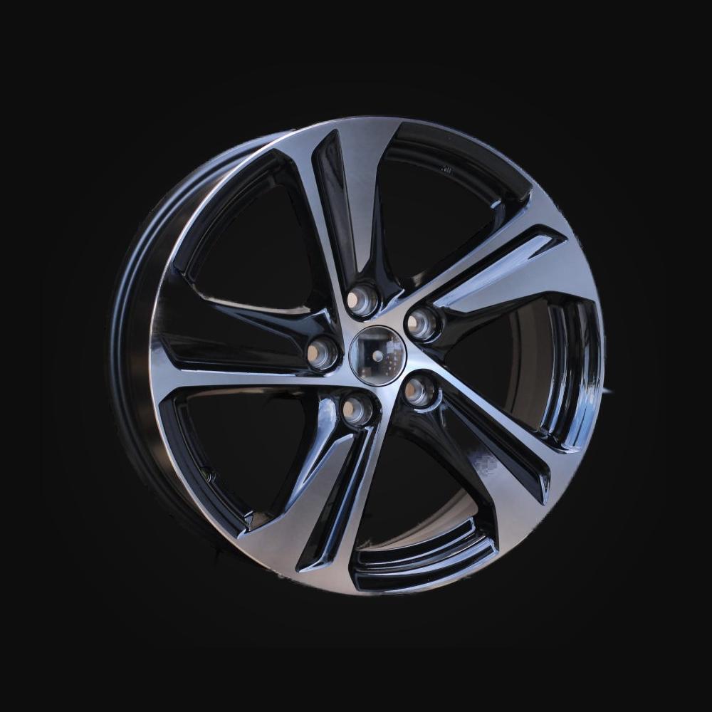 Wheel R16x6.5J  5X98  ET  25  58.1  F5832  Black Polished (MB)  For RACIN  (P)  ((AKC 70 Eur))
