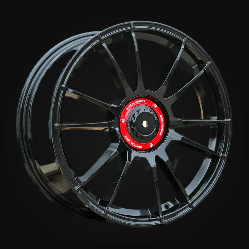 Wheel R19x8.5J  10X100/114.3  ET  42  73.1  F9713  Black (BL)  For RACIN  (K8)  (HYBRID FORGED OZ Style)