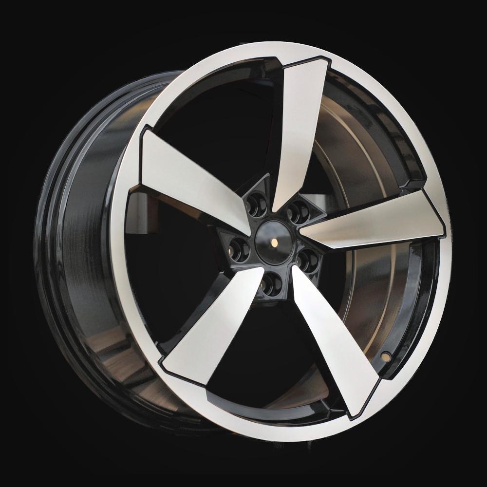 Wheel R19x8.5J  5X112  ET  40  66.5  F9781  Black Polished (MB)  For AUD  (Z3)  (HYBRID FORGED)