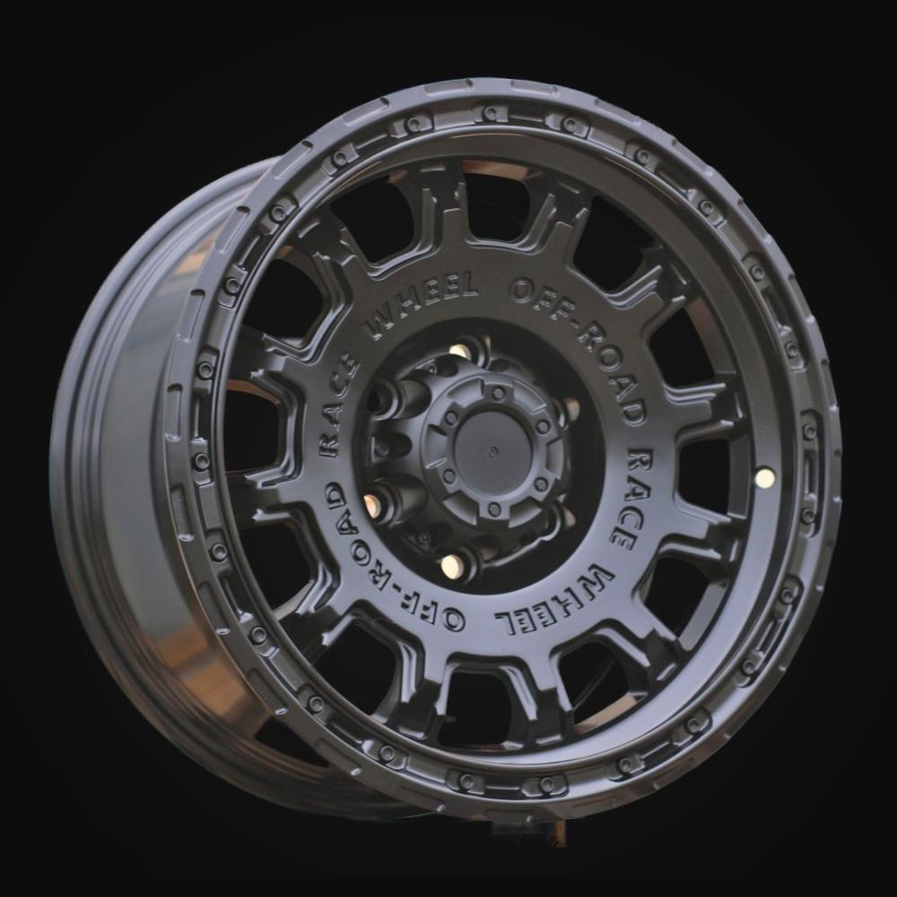 Wheel R17x8.5J  6X139.7  ET  12  106.1  FBX034J  Black Half Matt (BLHM)  For 4X4  (Z6+P2)  (HYBRID FORGED)