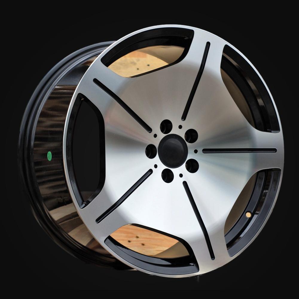 Wheel R19x9.5J  5X112  ET  43  66.6  FBX035J  Black Polished (MB)  For MER  (Z5+K3)  (HYBRID FORGED Rear+Front)