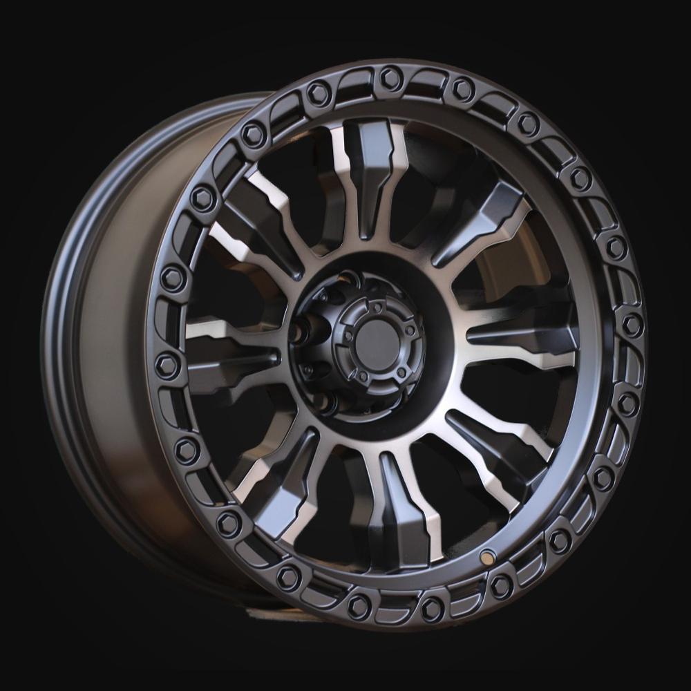 Wheel R20x9J  6X139.7  ET  0  110.1  FBX087J  Black Polished Matt (MBM)  For 4X4  (K3)  (HYBRID FORGED Bronze)