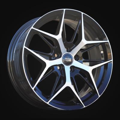 Wheel R17x7J  5X100  ET  40  57.1  FBX114J  Black Polished (MB)  For RACIN  (M)  ((AKC 75 Eur)HYBRID FORGED)