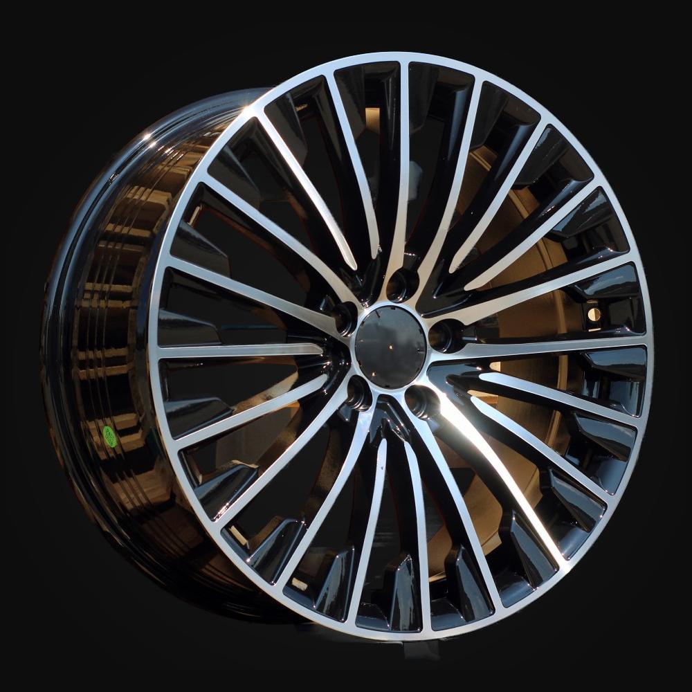 Wheel R19x8.5J  5X112  ET  40  66.5  FBX132J  Black Polished (MB)  For MER  (Z5+Z6)  (HYBRID FORGED Rear+Front)