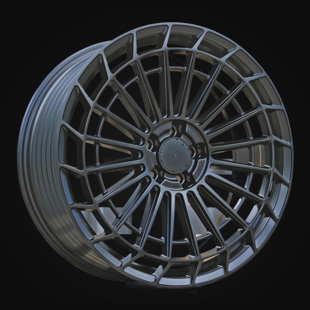 Wheel R20x9.5J  5X112  ET  43  66.6  FBX162J  Black Half Matt (BLHM)  For MER  (Z5)  (HYBRID FORGED)