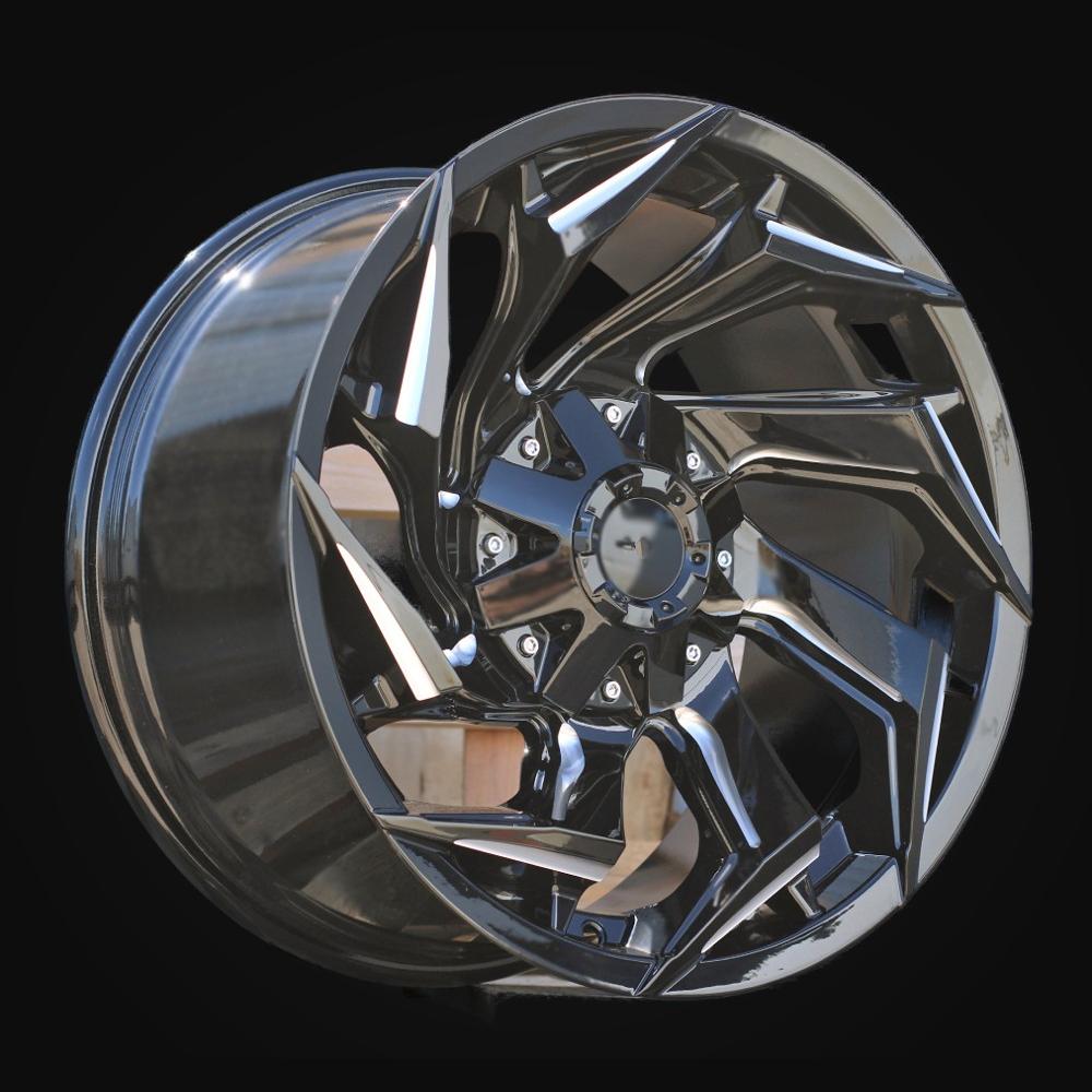 Wheel R17x9J  6X139.7  ET  0  110.1  FBX203J  Gloss Black (GB)  For 4X4  (K3)  (HYBRID FORGED Milling)