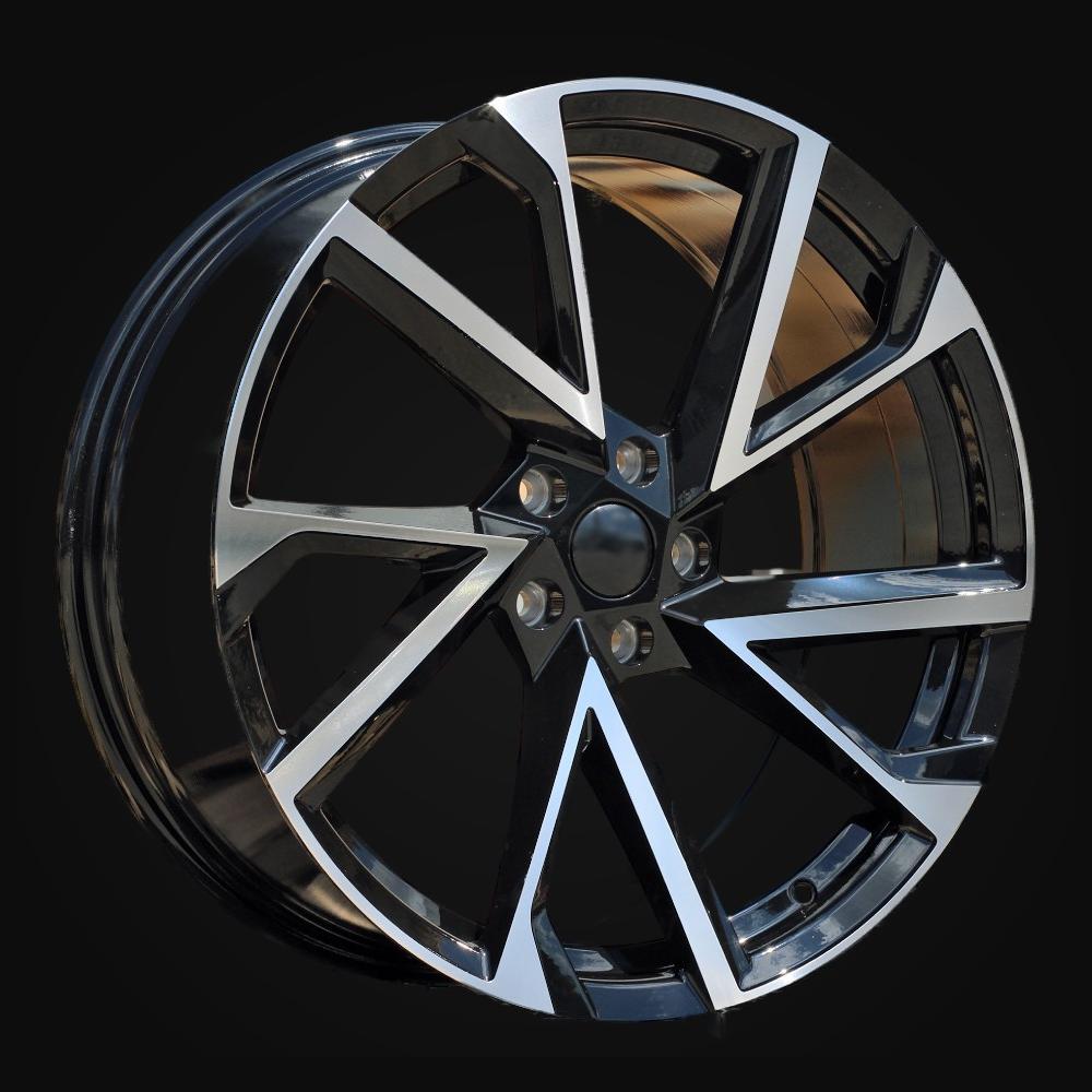 Wheel R17x7J  5X112  ET  40  57.1  FE181  (BK5804)  Black Polished (MB)  For SKODA  (D4+K2)