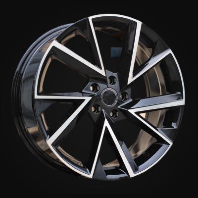 Wheel R16x6.5J  5X100  ET  40  57.1  FE181  (IN0262)  Black Polished (MB)  For SKODA  (M+K7)