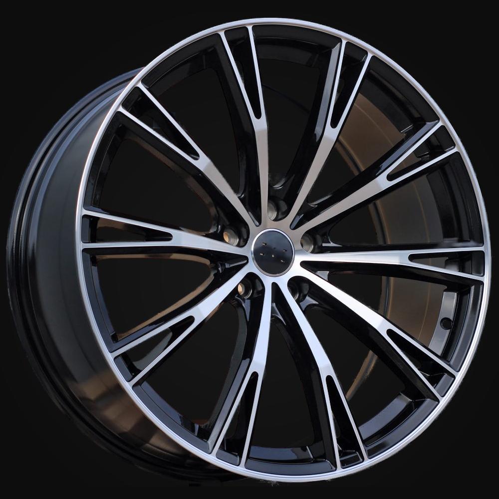 Wheel R18x8J  5X112  ET  35  66.5  H5060  (FBX006J)  Black Polished (MB)  For AUD  (Z5)  (HYBRID FORGED Style ABT)